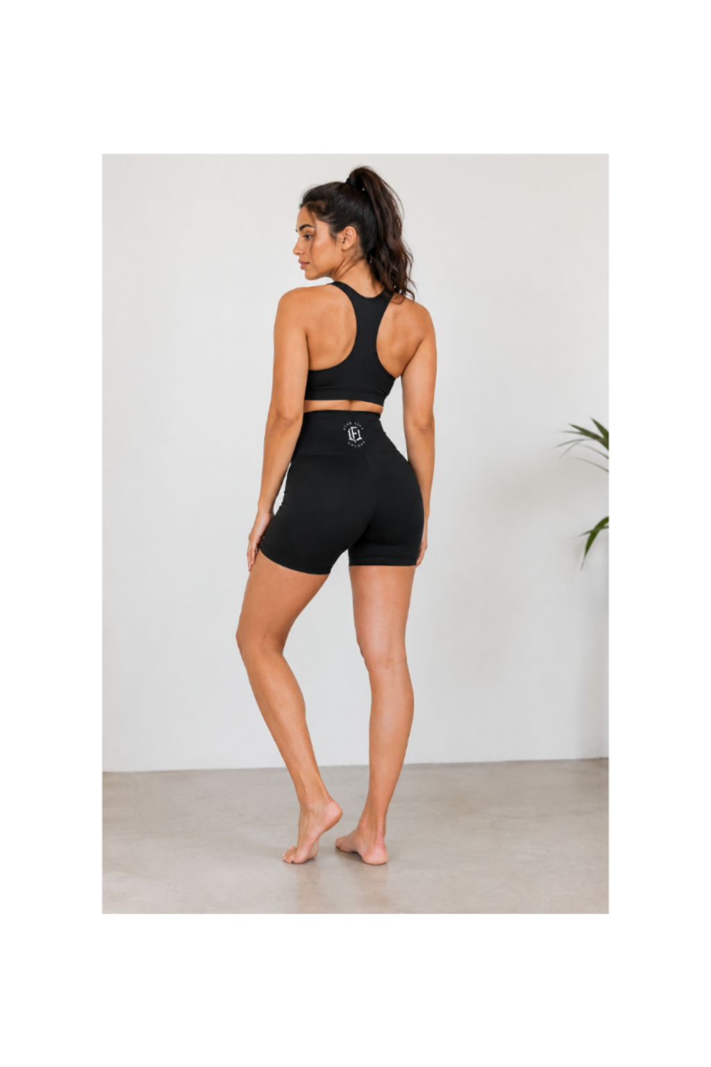 WOMEN'S BIKER SHORTS - BLACK
