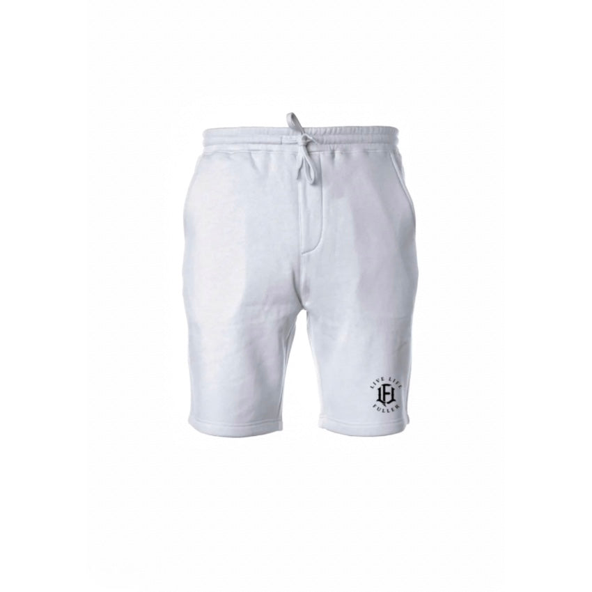 MEN'S FLEECE SHORTS - WHITE