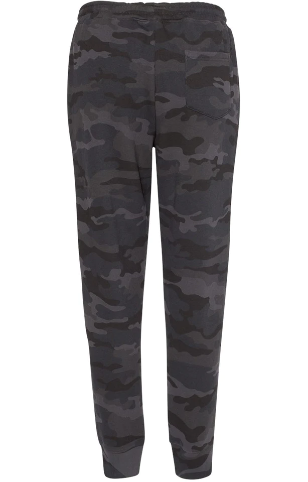 UNISEX BLACK CAMO JOGGERS