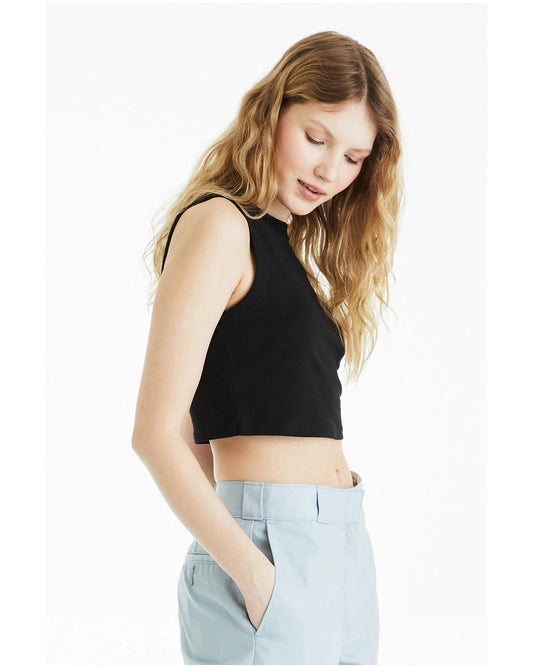 WOMEN'S MICRO MUSCLE TANK - BLACK