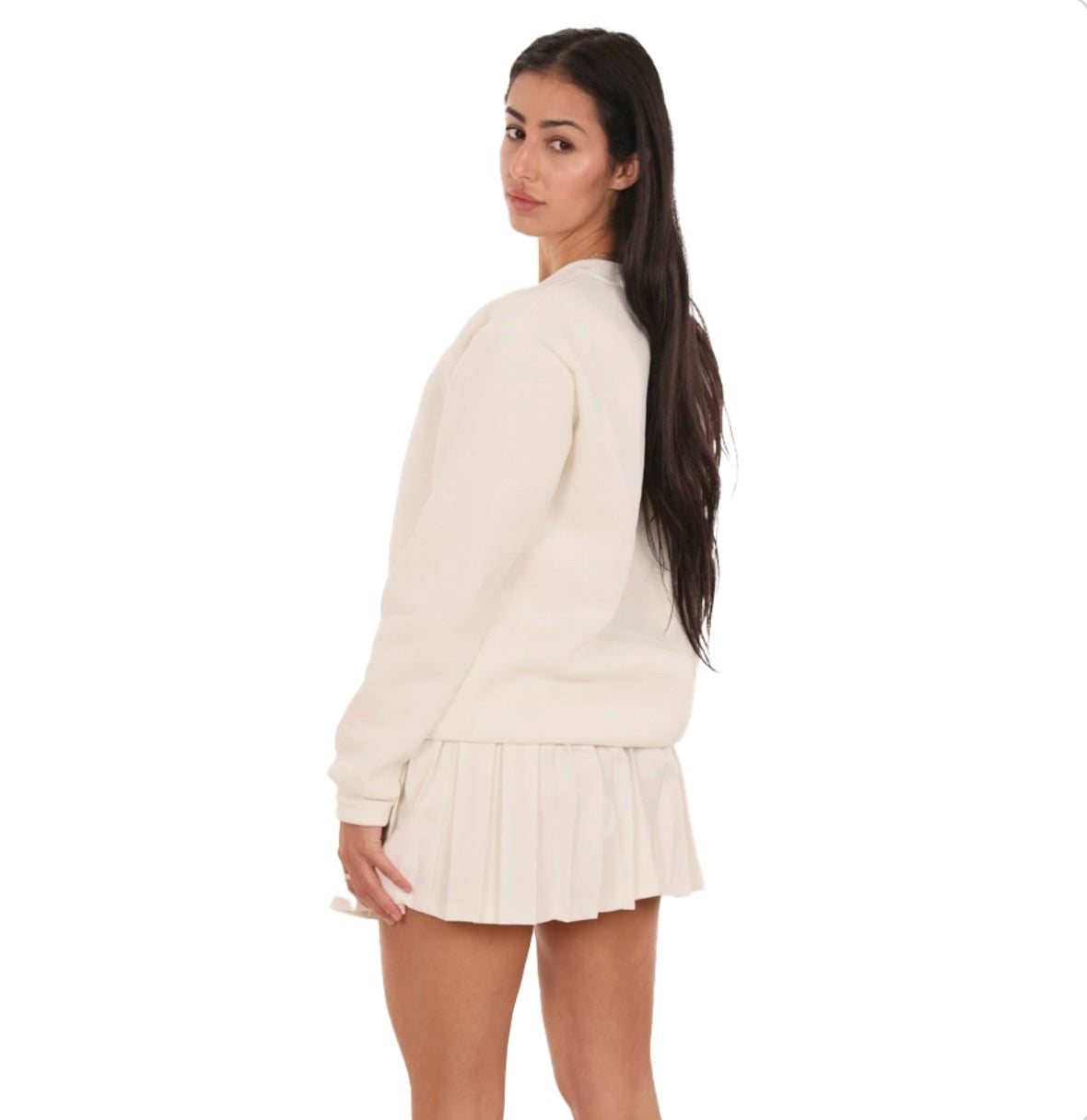 ITALIAN CREAM CREWNECK