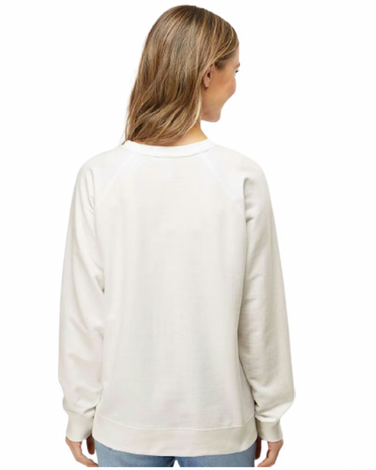 WOMEN'S LOOPBACK CREWNECK - BONE