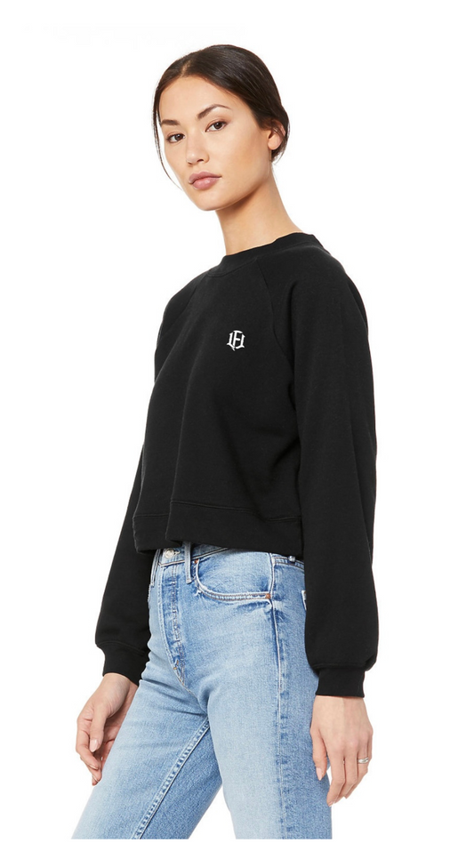 WOMEN'S FLEECE PULLOVER - BLACK