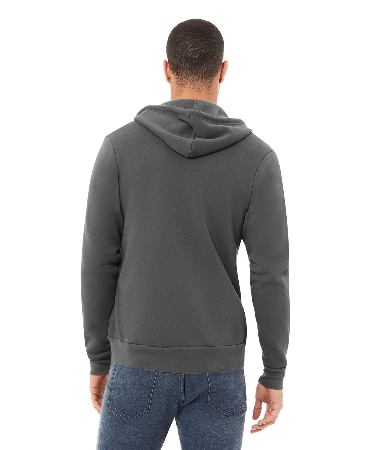 MEN'S FLEECE HOODIE - ASPHALT
