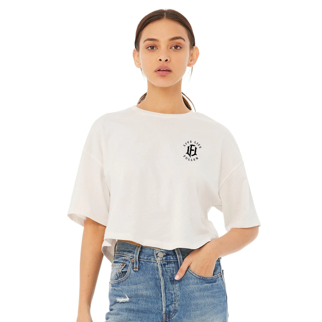 WOMEN'S CROPPED JERSEY TEE