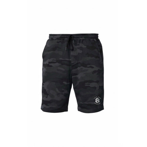 MEN'S FLEECE SHORTS - BLACK CAMO