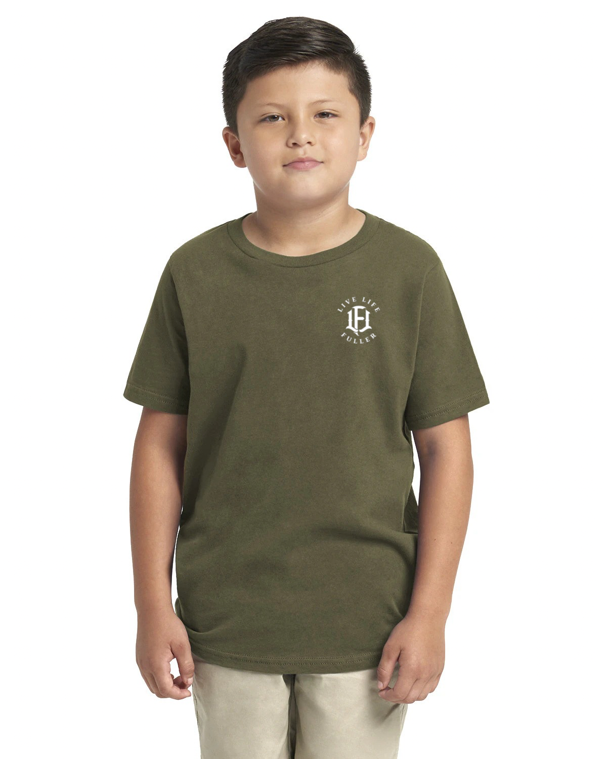 KIDS TEE - MILITARY GREEN
