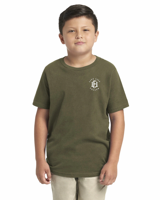 KIDS TEE - MILITARY GREEN