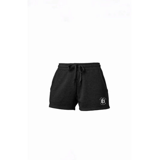 WOMEN'S FLEECE SHORTS - BLACK