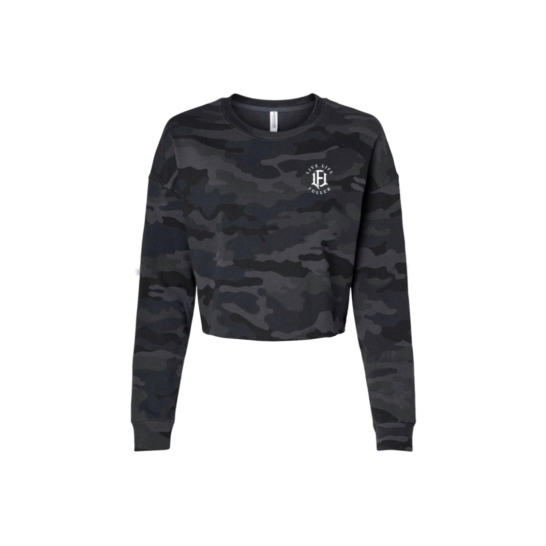 WOMEN'S CROPPED CREWNECK