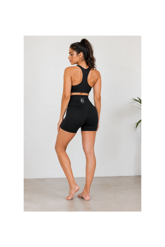 WOMEN'S BIKER SHORTS - BLACK