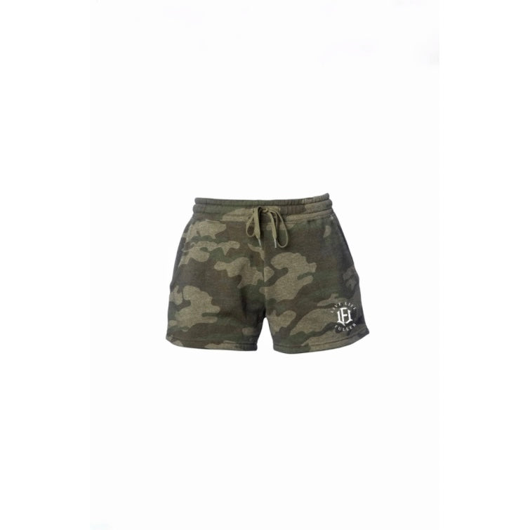 WOMEN'S FLEECE SHORTS - CAMO
