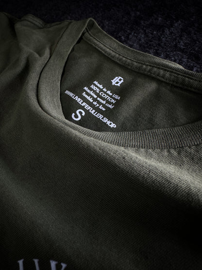 PREMIUM HEAVYWEIGHT TEE - VINTAGE OLIVE