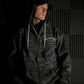 ZIP-UP BLACK CAMO HOODIE