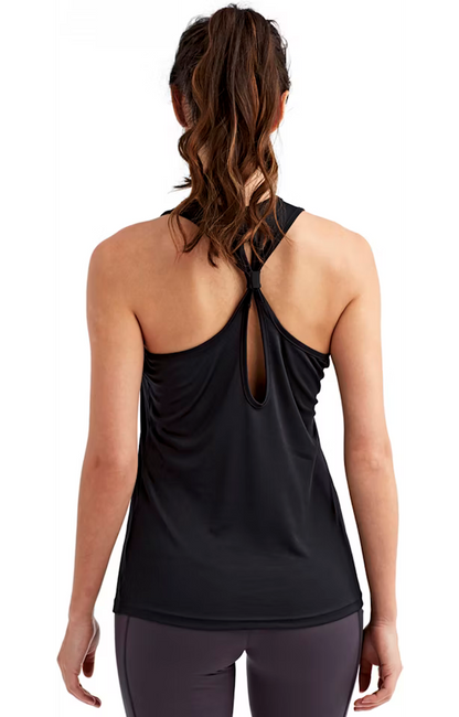 WOMEN'S YOGA TANK - BLACK