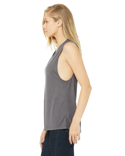 WOMEN'S FLOWY MUSCLE TANK - STORM
