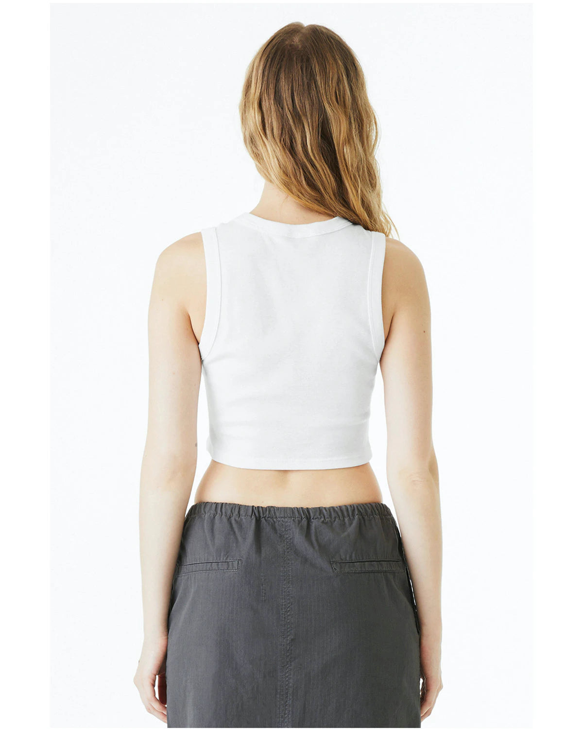 WOMEN'S MICRO MUSCLE TANK - WHITE