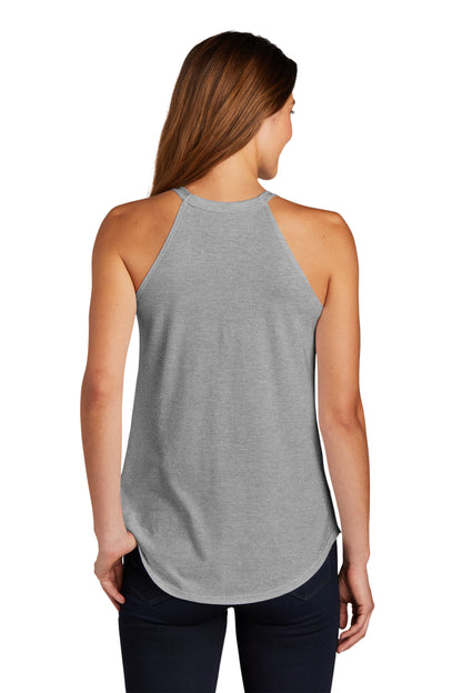 WOMEN'S TRI-ROCKER TANK - GRAY FROST