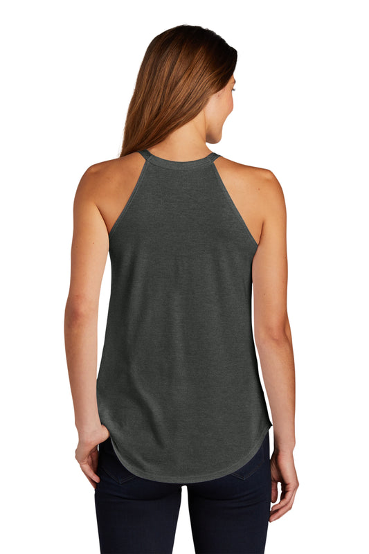 WOMEN'S TRI-ROCKER TANK - BLACK FROST