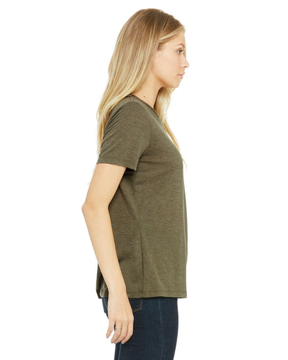 WOMEN'S TRI-BLEND TEE - MILITARY GREEN