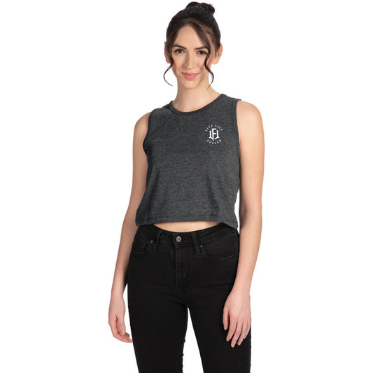 CROPPED TANK - GREY