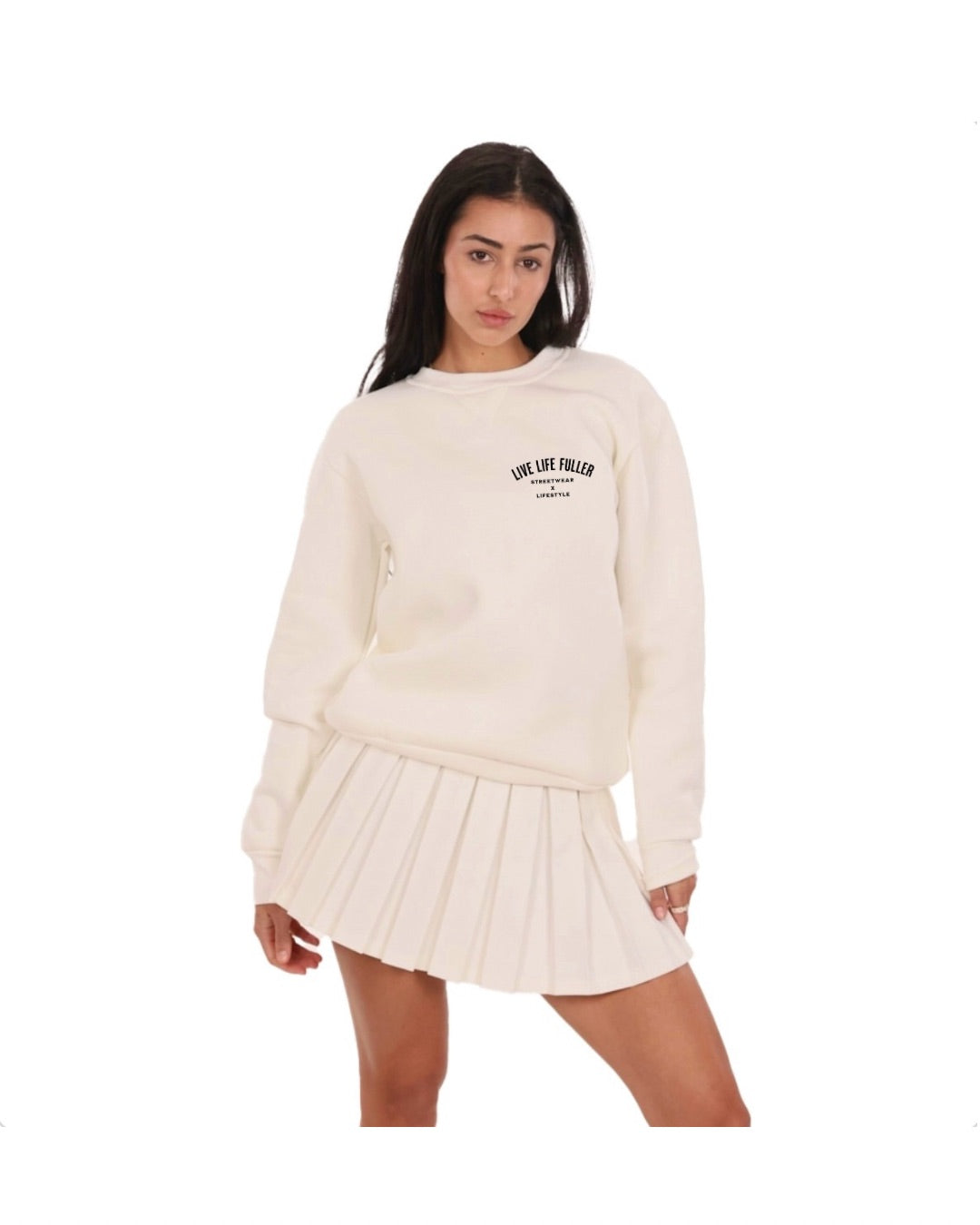 ITALIAN CREAM CREWNECK