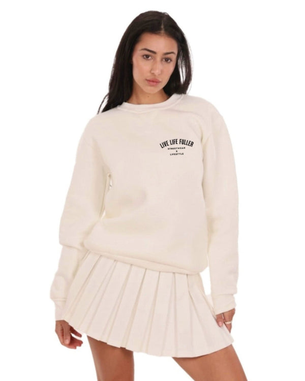 ITALIAN CREAM CREWNECK