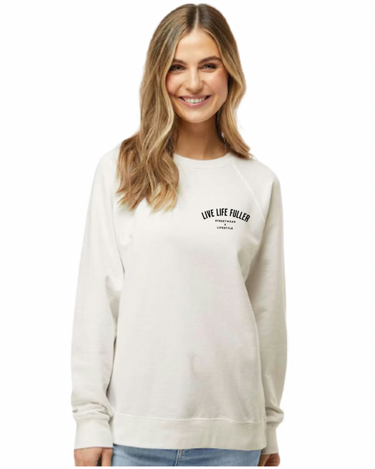 WOMEN'S LOOPBACK CREWNECK - BONE