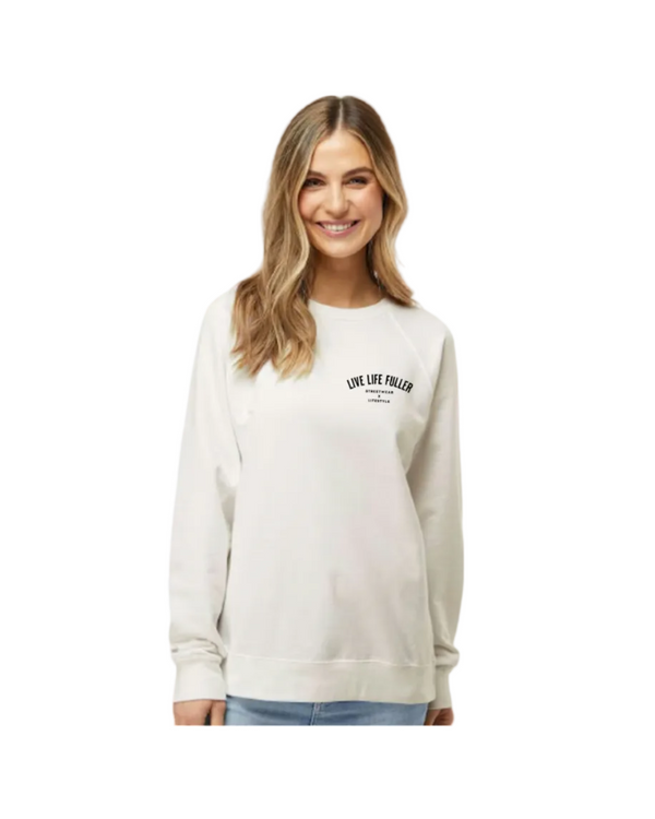 WOMEN'S LOOPBACK CREWNECK - BONE