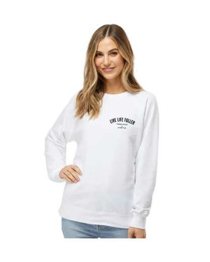 WOMEN'S LOOPBACK CREWNECK - WHITE