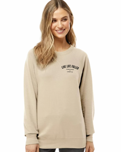 WOMEN'S LOOPBACK CREWNECK - SAND