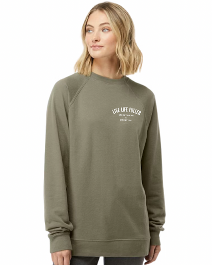 WOMEN'S LOOPBACK CREWNECK - OLIVE