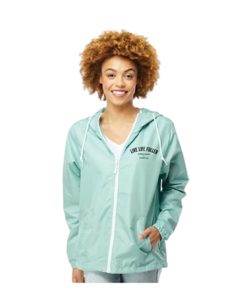 WOMEN'S WINDBREAKER - BABY BLUE