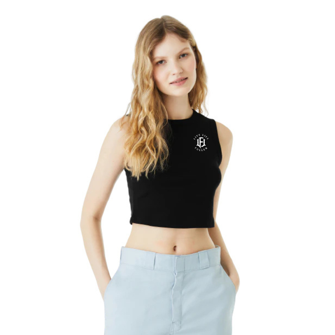 WOMEN'S MICRO MUSCLE TANK - BLACK