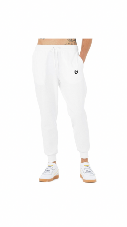 UNISEX JOGGERS - WHITE
