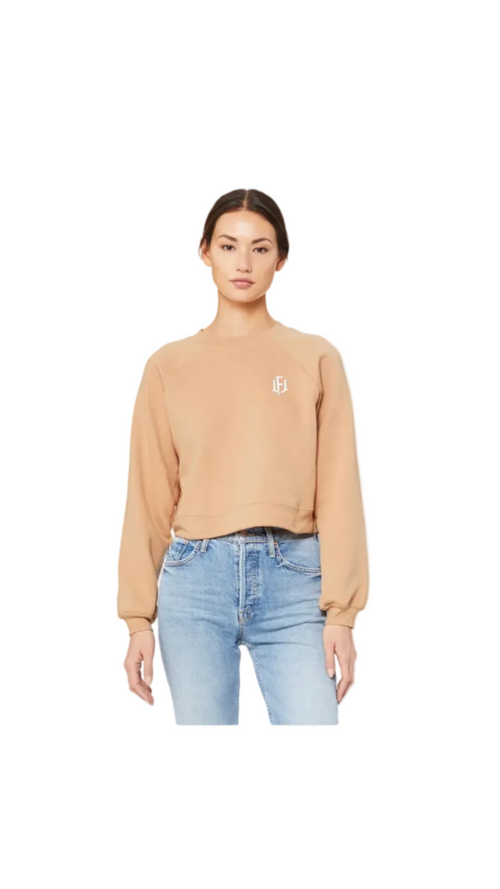 WOMEN'S FLEECE PULLOVER - SANDSTONE