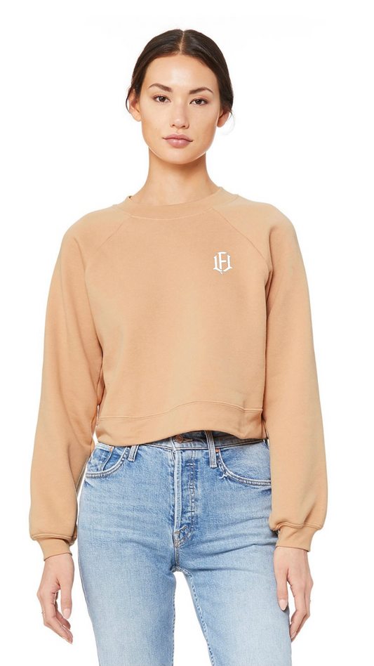 WOMEN'S FLEECE PULLOVER - SANDSTONE