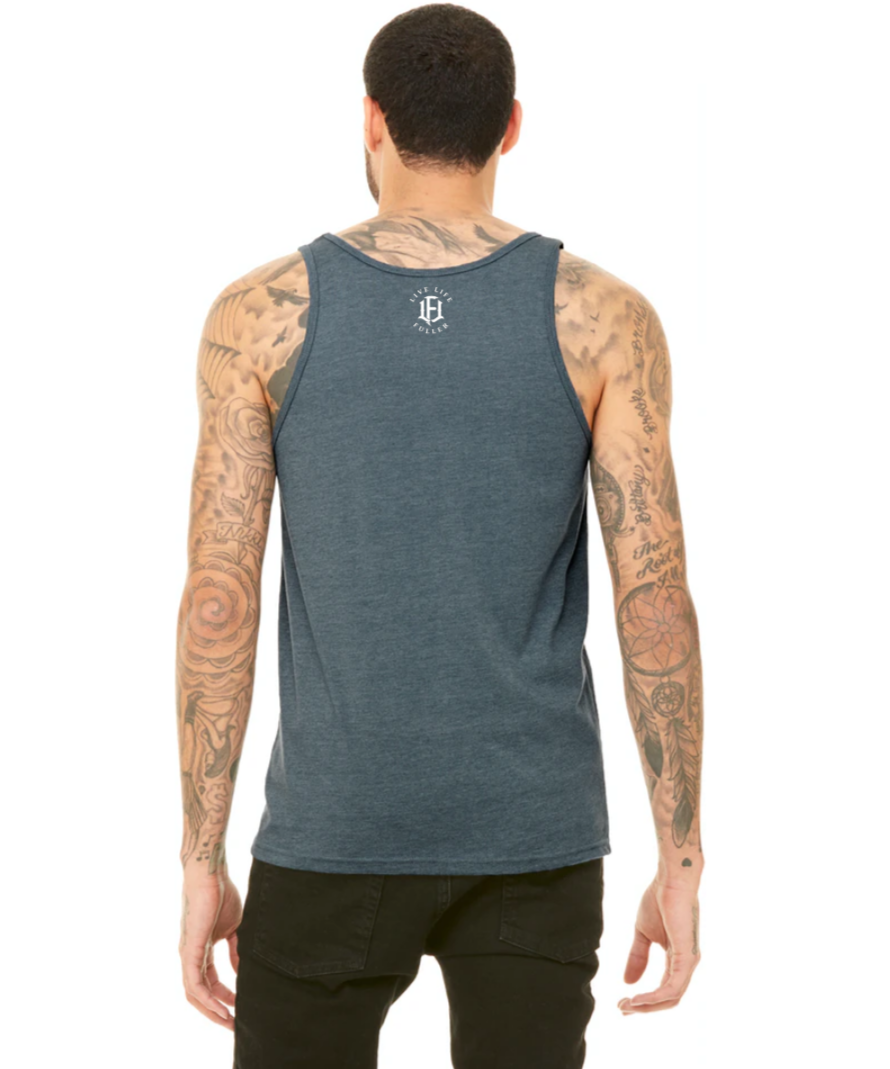 MUSCLE TANK - CHARCOAL