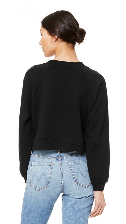 WOMEN'S FLEECE PULLOVER - BLACK