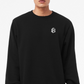 MEN'S FLEECE SWEATSHIRT - BLACK
