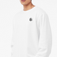 MEN'S FLEECE SWEATSHIRT - WHITE