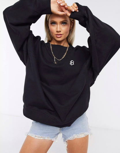 OVERSIZED SWEATSHIRT - BLACK