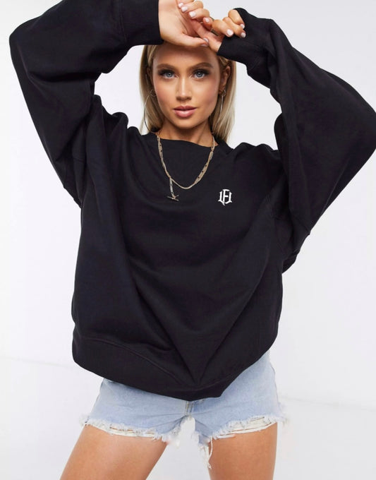 OVERSIZED SWEATSHIRT - BLACK