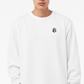 MEN'S FLEECE SWEATSHIRT - WHITE