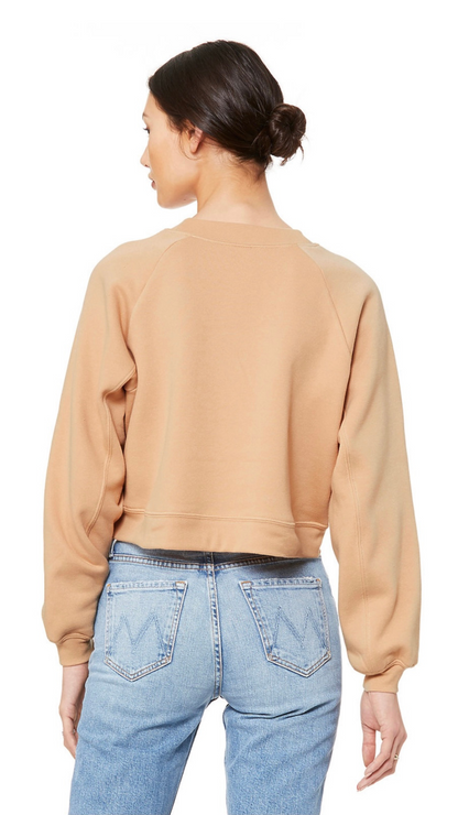 WOMEN'S FLEECE PULLOVER - SANDSTONE