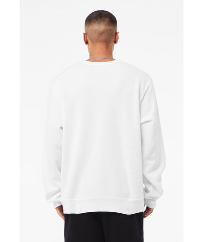 MEN'S FLEECE SWEATSHIRT - WHITE