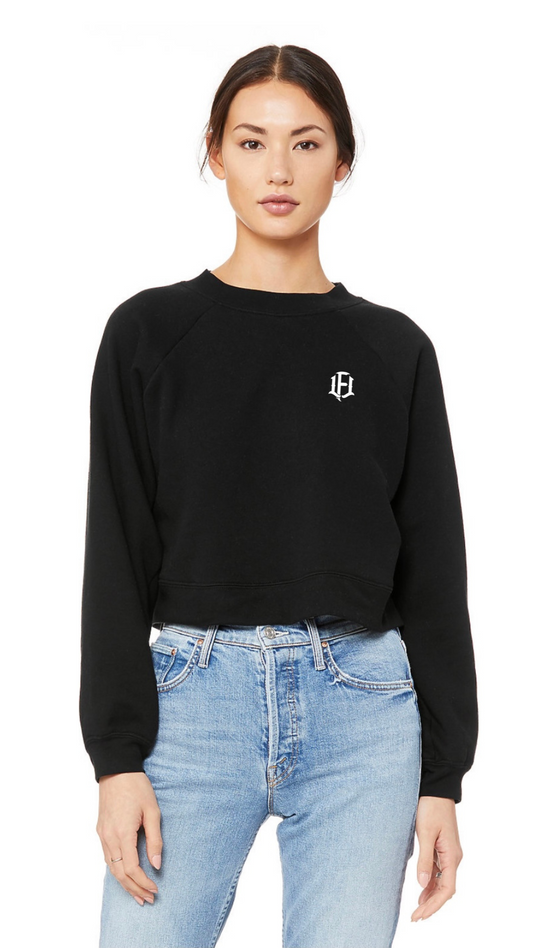 WOMEN'S FLEECE PULLOVER - BLACK
