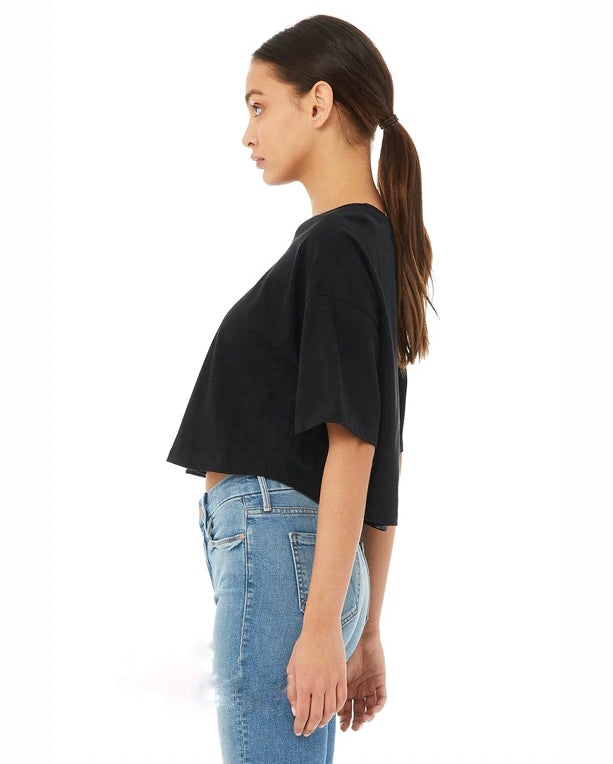 WOMEN'S CROPPED JERSEY TEE